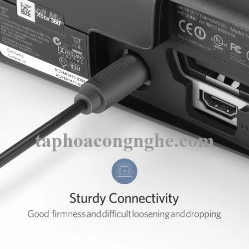 Ugreen 10771 3M màu Xám Dây cáp quang âm thanh 2 đầu dương AV122 30010771